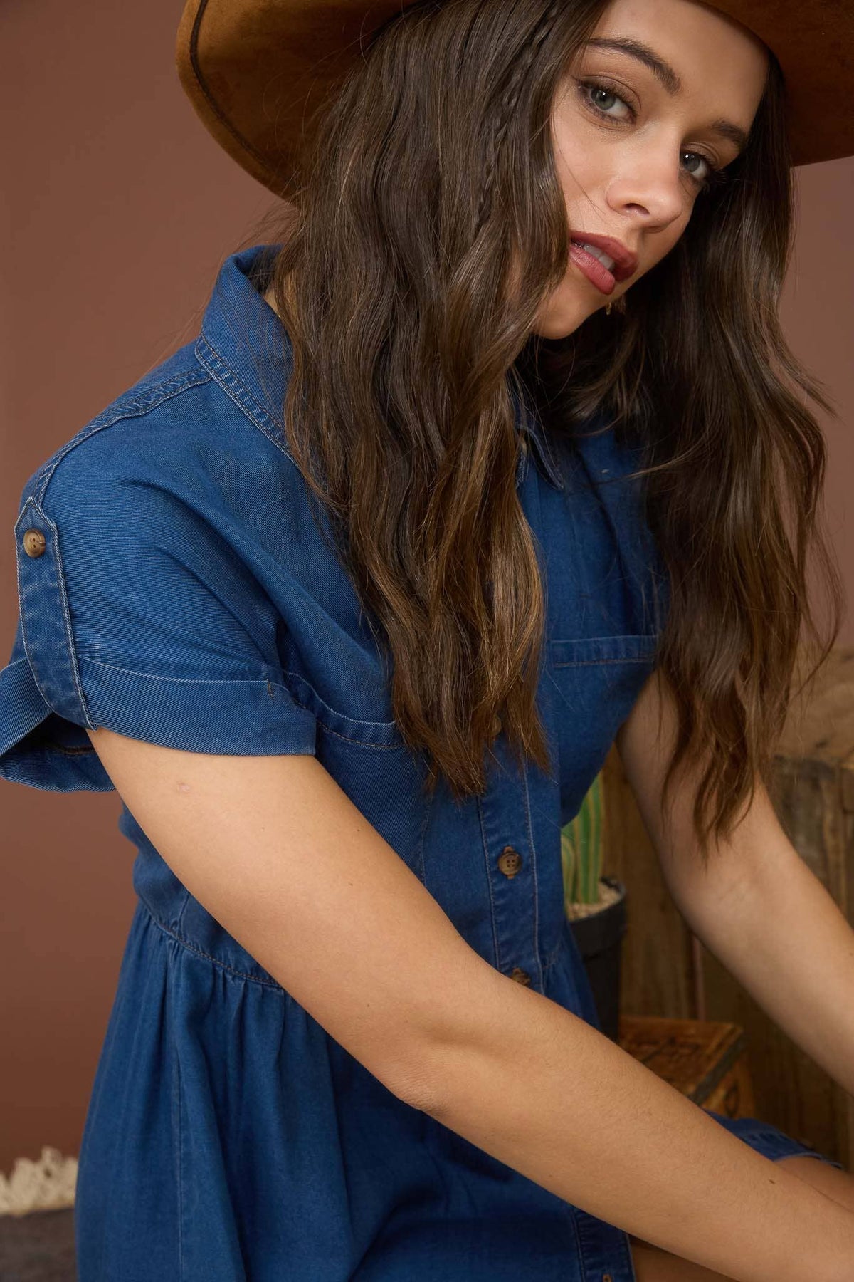 Harper Chambray Dress