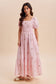 Strawberry Gingham Maxi Dress