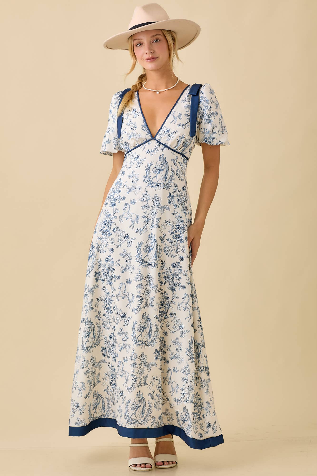 Aurora Toile Dress