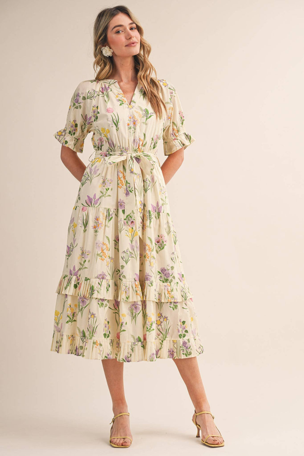 The Bellewood Floral Midi Dress