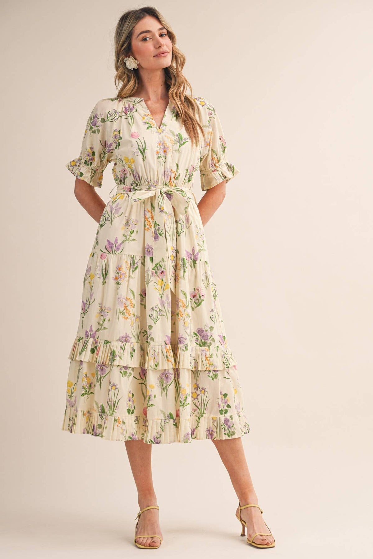 The Bellewood Floral Midi Dress