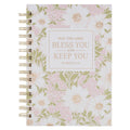 Num. 6:24 Spiral Floral Journal