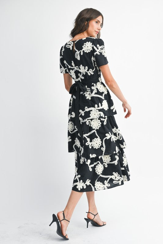 The Aurelia Embroidered Midi