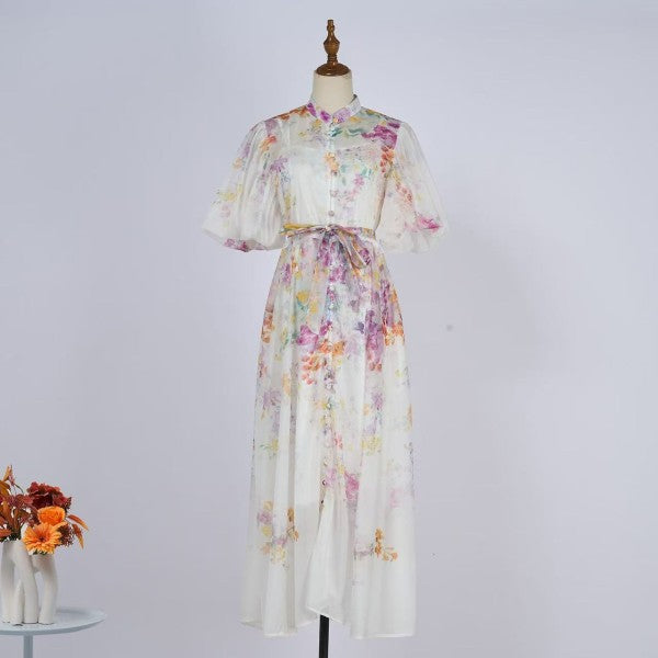 Wildflower Belted Maxi Dress