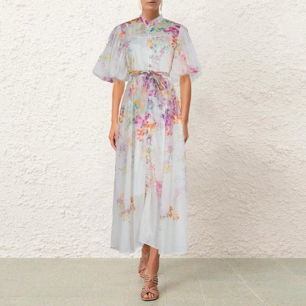 Wildflower Belted Maxi Dress