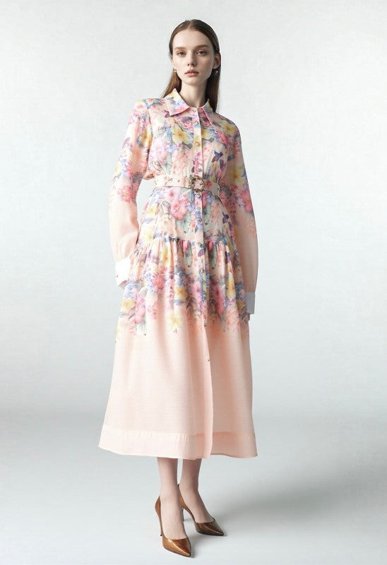 Valerie Belted Maxi Dress