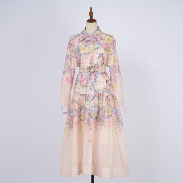 Valerie Belted Maxi Dress