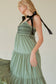 Nicole Bow Tie Maxi Dress