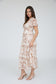 Vera Floral Tiered Midi Dress