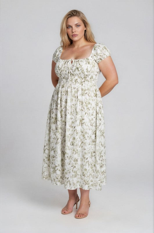Florence Toile Midi Dress