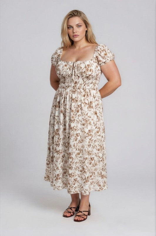 Florence Toile Midi Dress