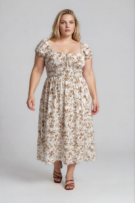 Florence Toile Midi Dress