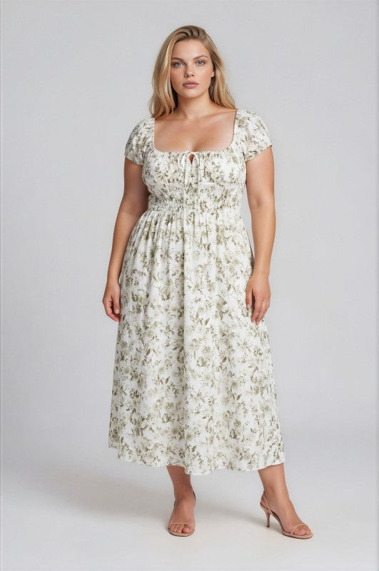 Florence Toile Midi Dress