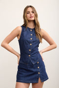 Cami Denim Vest Top