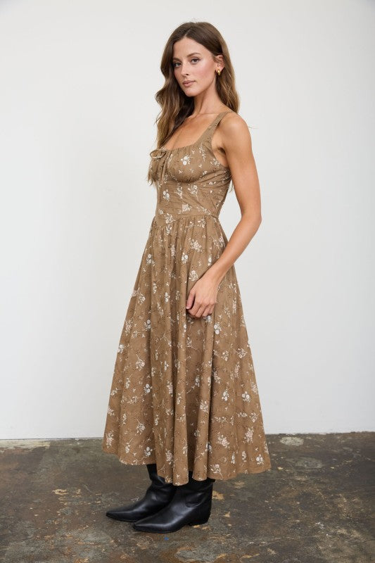 Rosalie Corset Midi Dress
