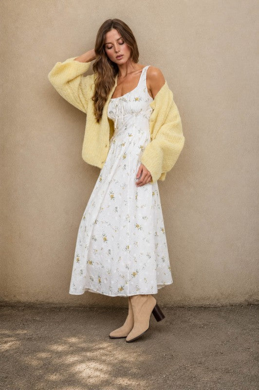 Rosalie Corset Midi Dress