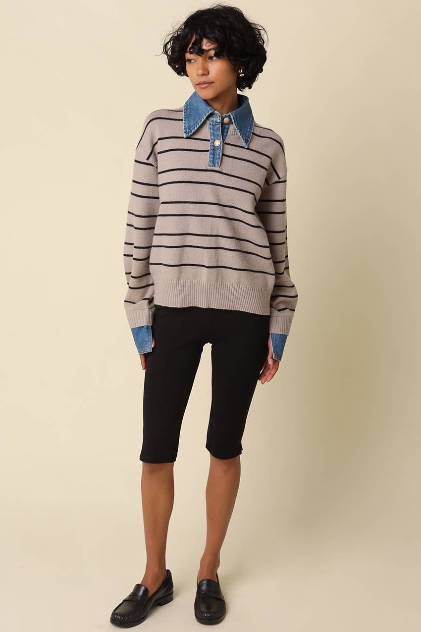 Hadley Striped Layered Sweater