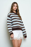 Stripe Crewneck Sweater