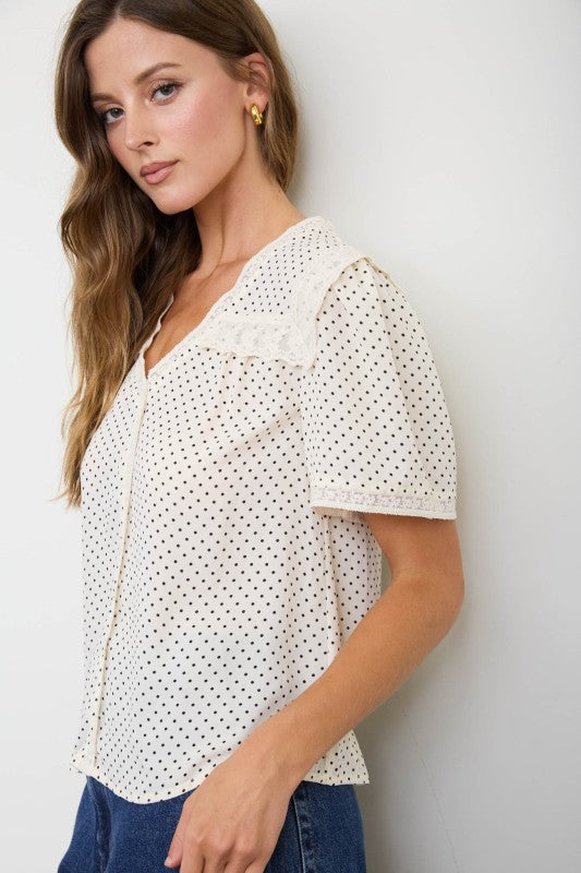 Margot Polka Dot Blouse