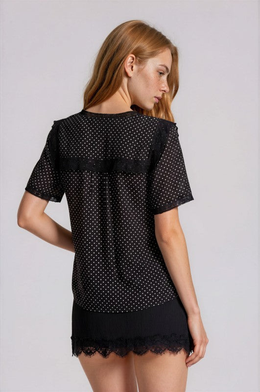 Margot Polka Dot Blouse