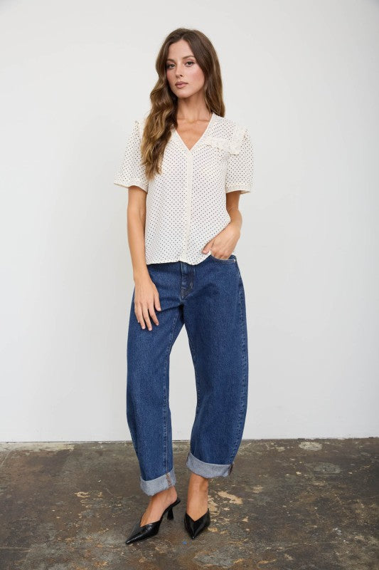 Margot Polka Dot Blouse