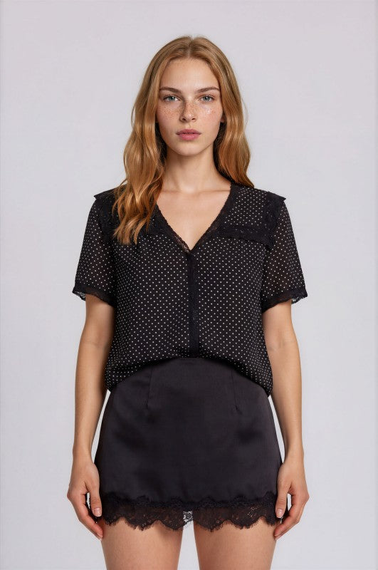 Margot Polka Dot Blouse