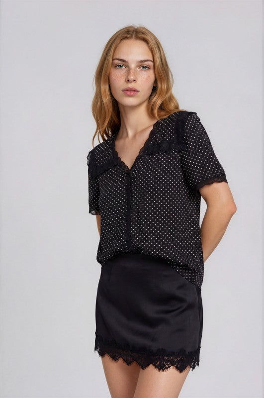 Margot Polka Dot Blouse