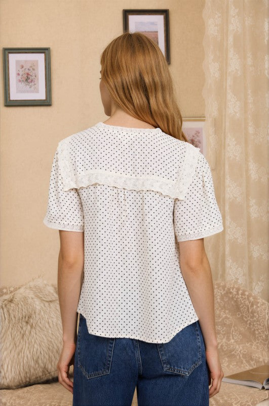 Margot Polka Dot Blouse