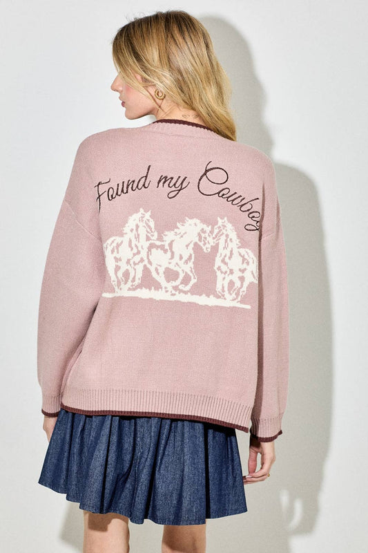 Found My Cowboy Cardigan