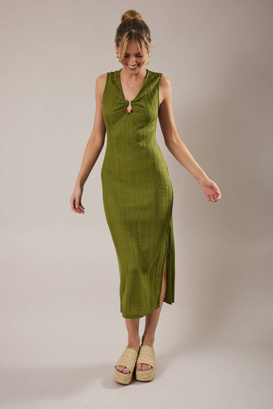 Isla Crochet Knit Dress