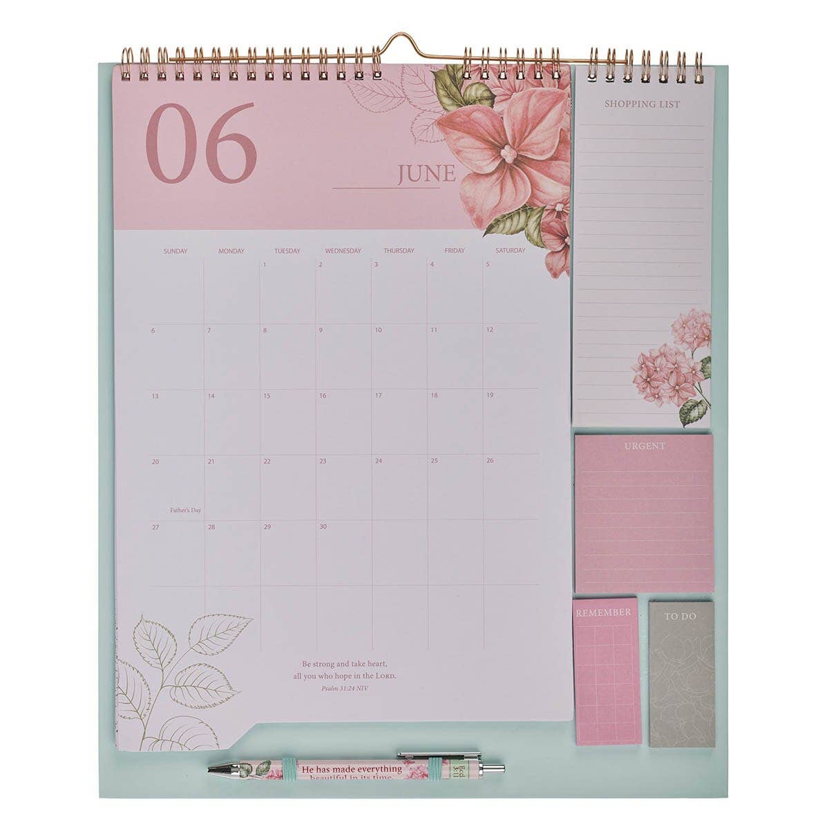 Calendar & Stationery Set with Pen