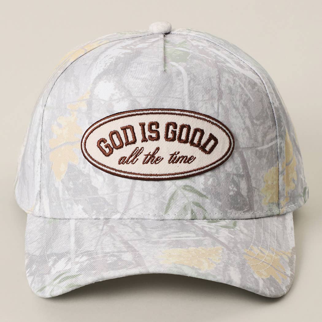 God Is Good Camo Hat
