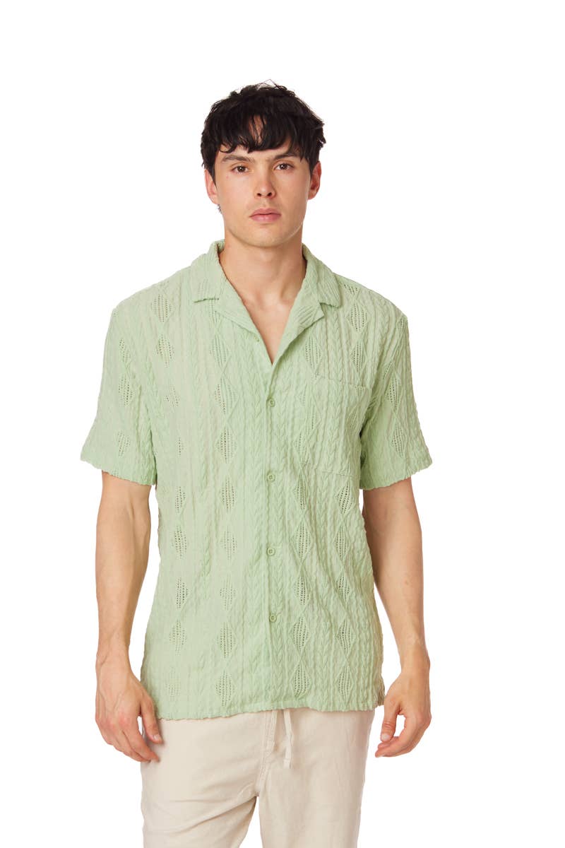 The 4402 Textured Open-Knit Shirt