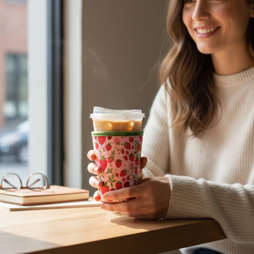 Strawberry Drink Sleeve-Large
