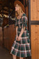 Georgia Plaid Tiered Midi Dress