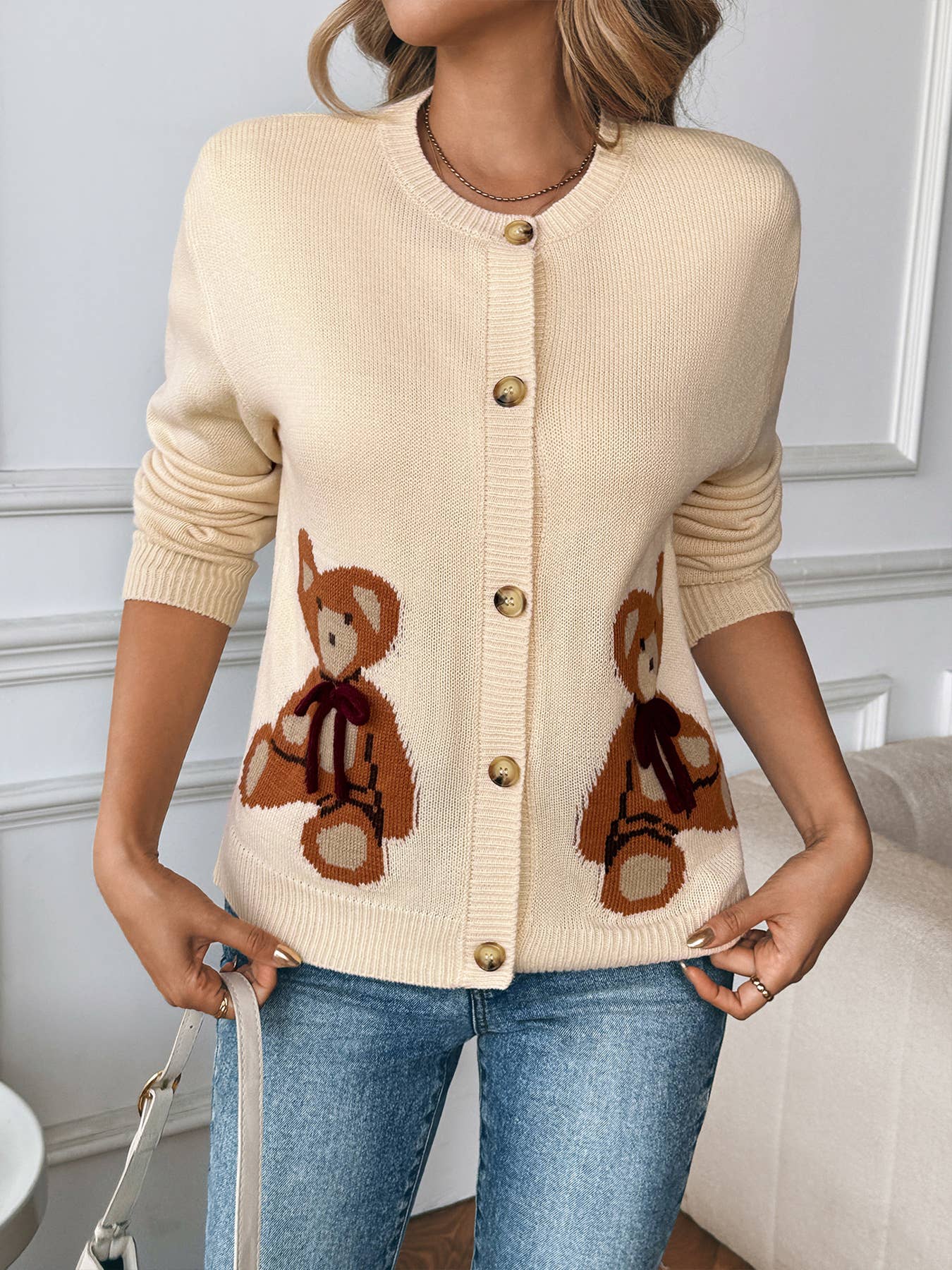 The Teddy Charm Cardigan