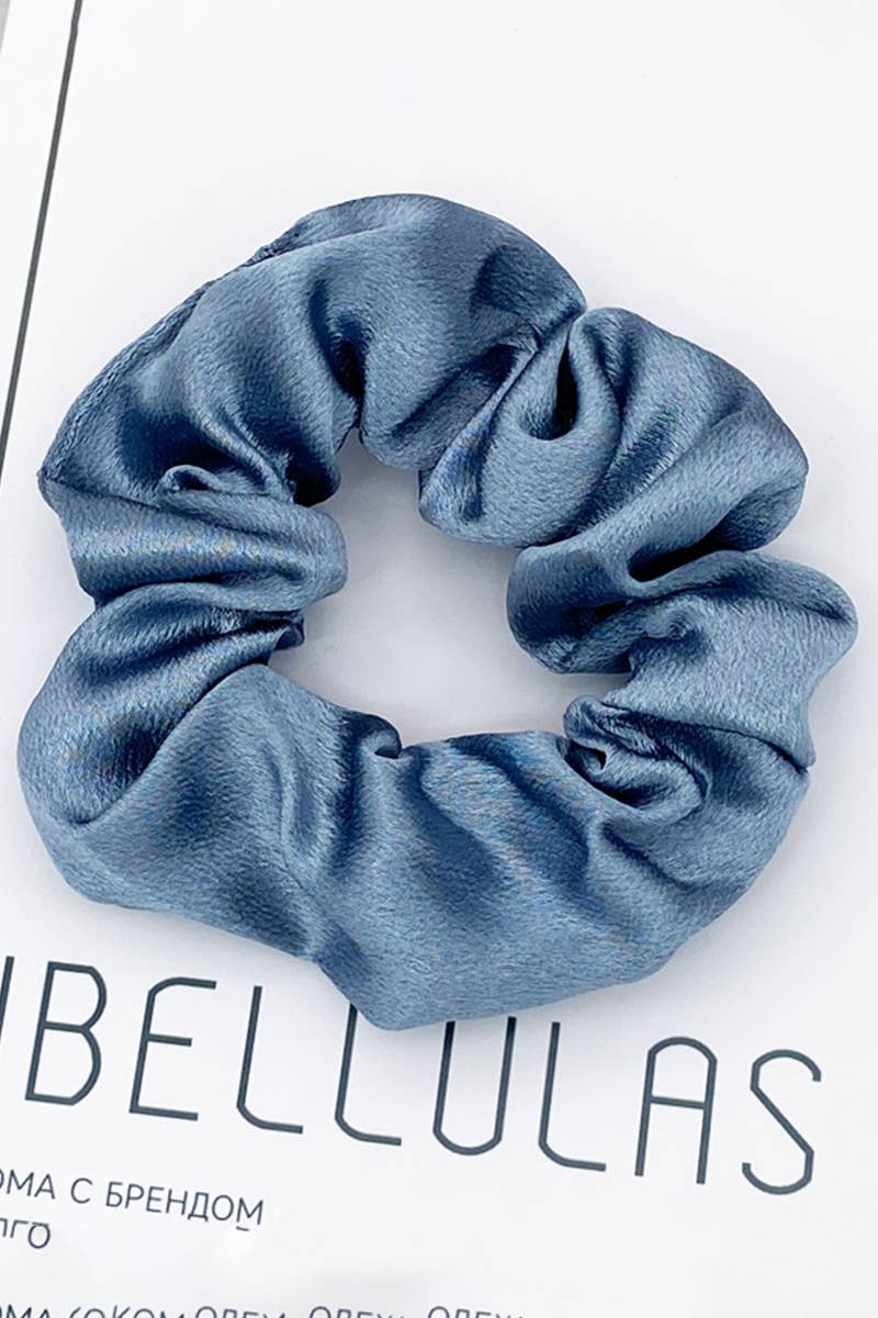 Minimalist solid color scrunchie