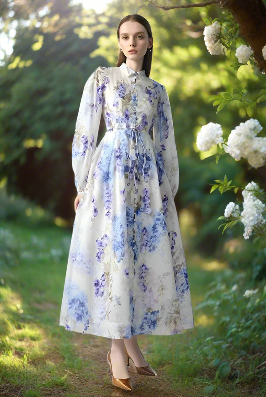 Evening Bloom Embellished Dress