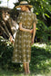 Vintage Embroidered Midi Dress