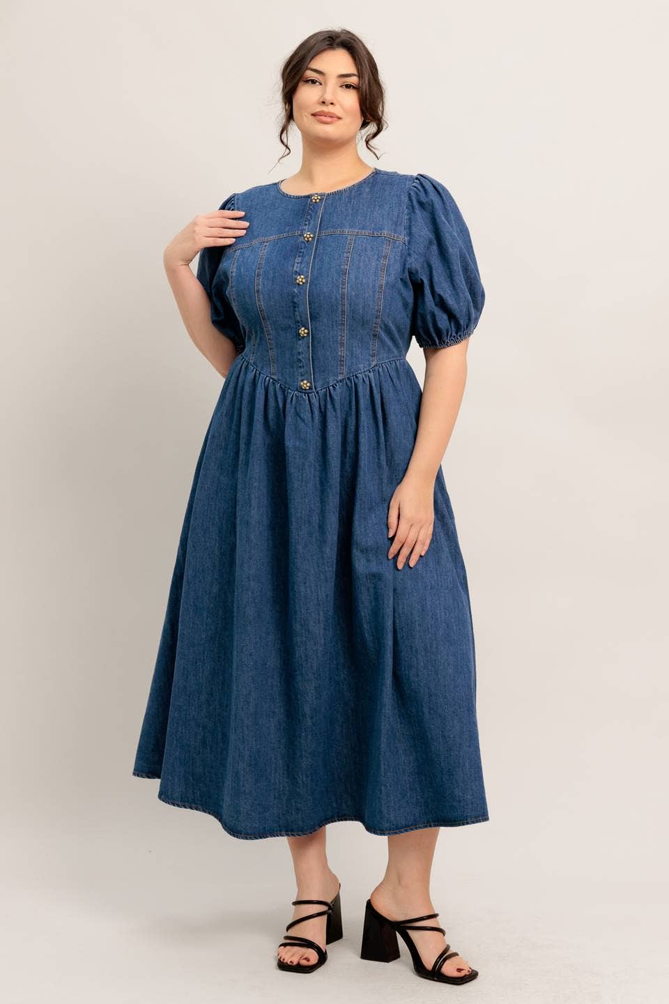 Savannah Denim Dress