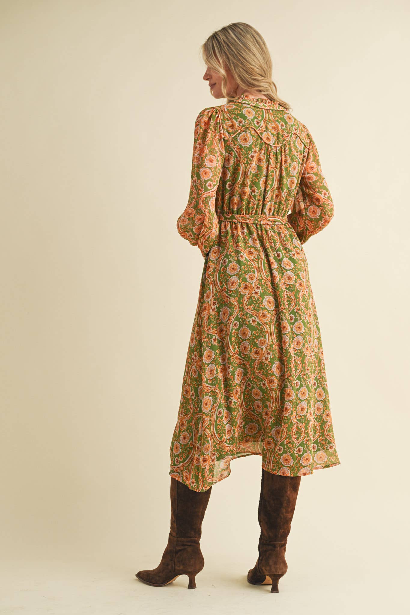 Celia Bloom Midi Dress