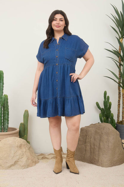 Harper Chambray Dress
