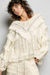 Eyelet Ruffle Knit Top