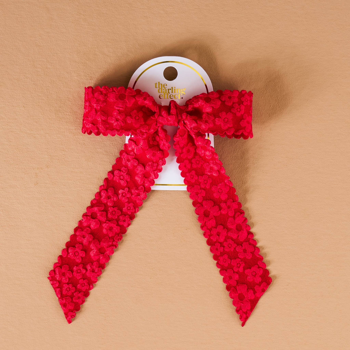 Darling Hair Bow - Red