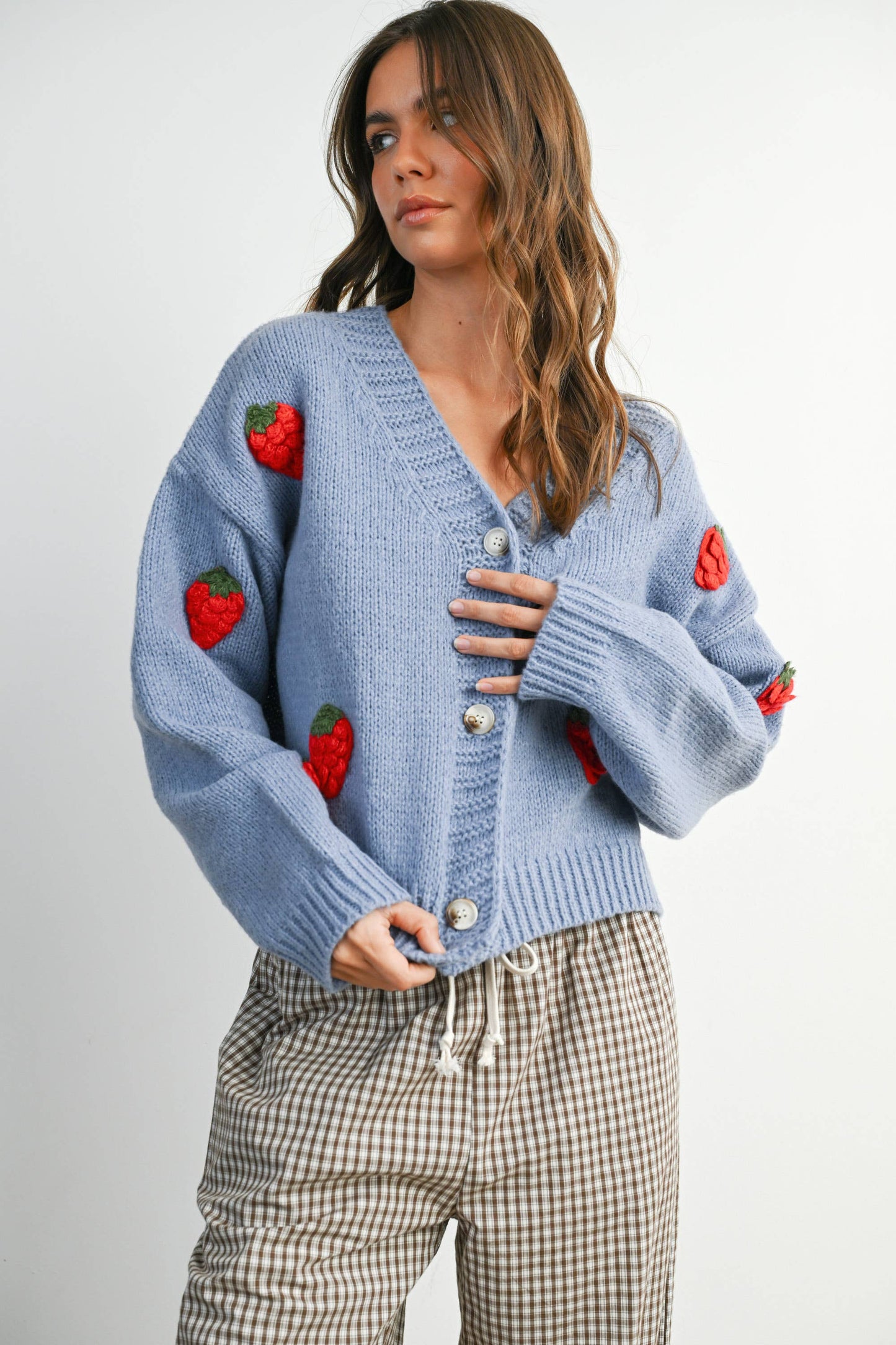 Strawberry Cardigan