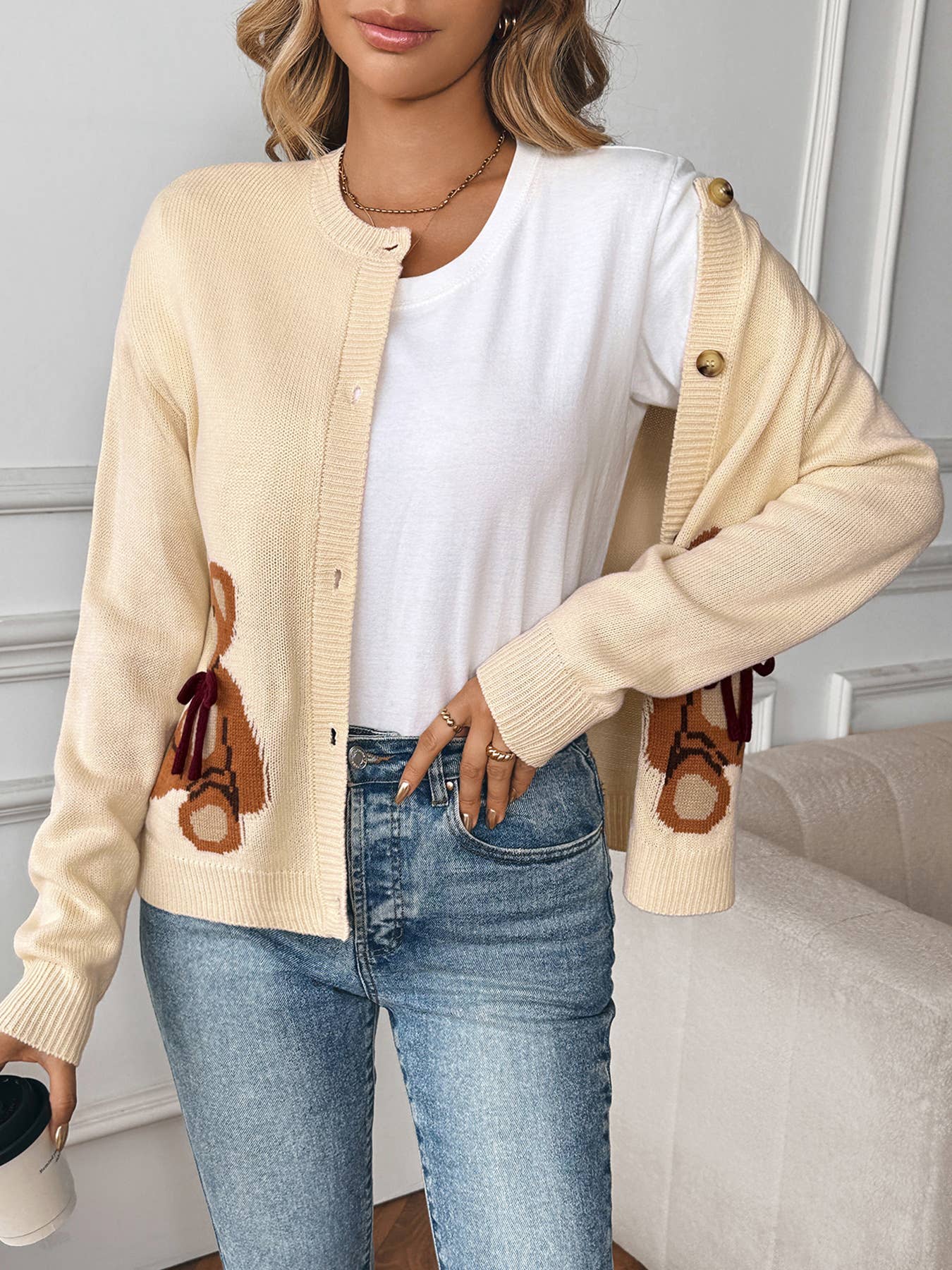 The Teddy Charm Cardigan