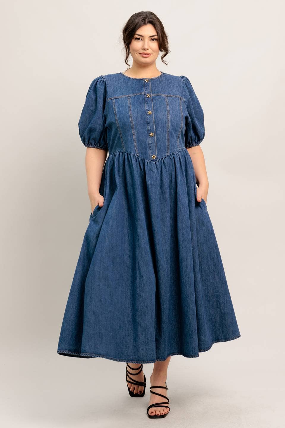 Savannah Denim Dress