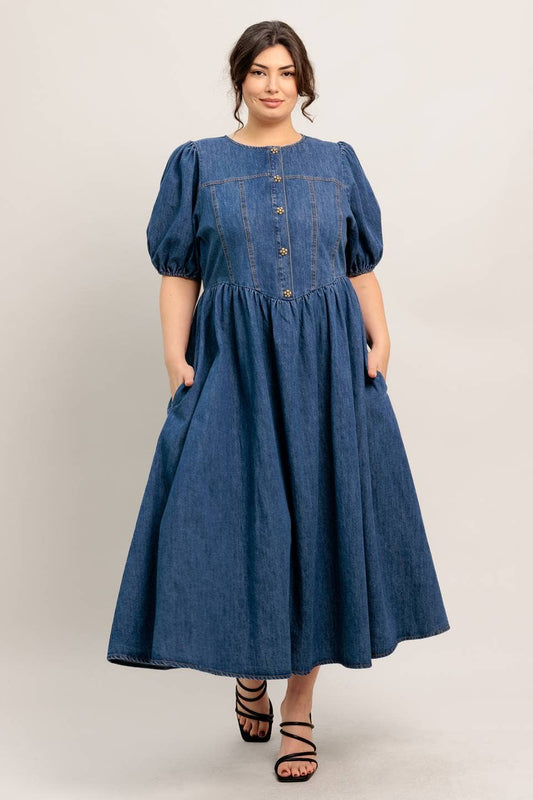 Savannah Denim Dress