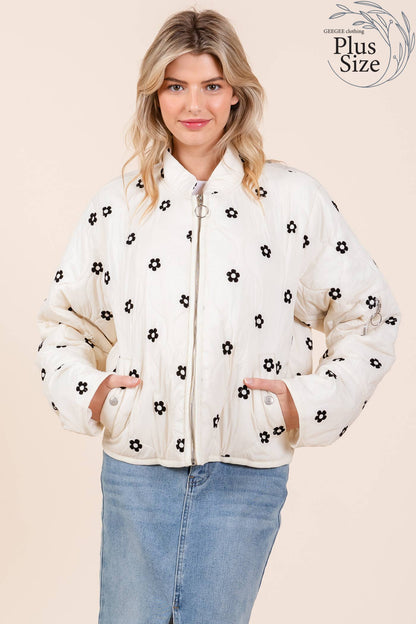 Kate Quilted Floral Jacket