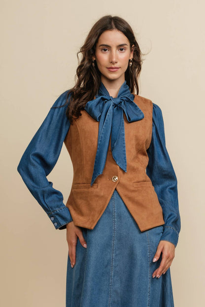 Heartland Suede Vest